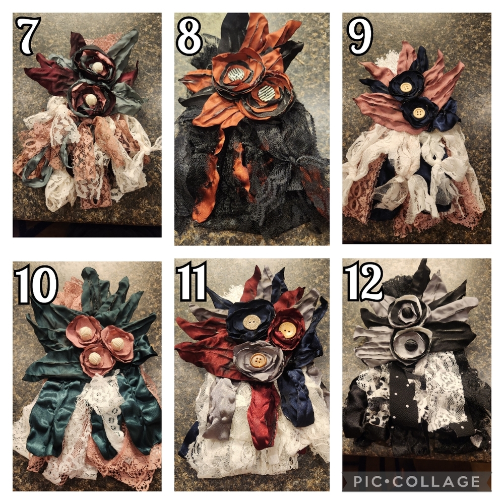 Flower pins